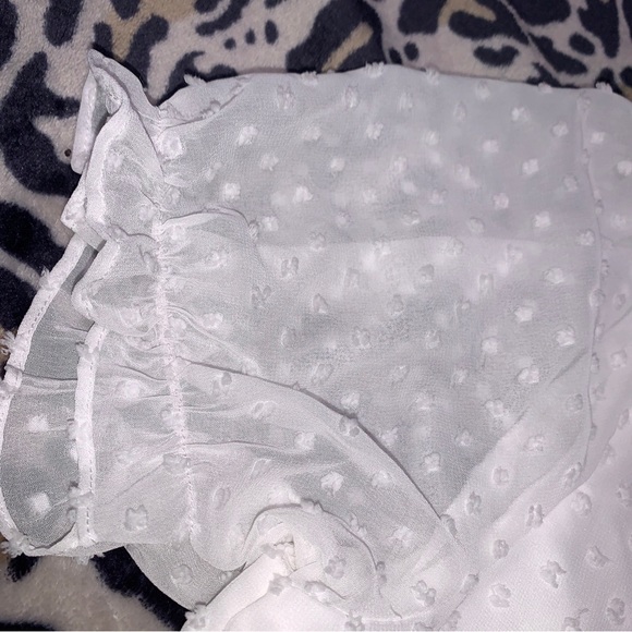 Button Up White Pretty Garden Midi Dress - Picture 7 of 11